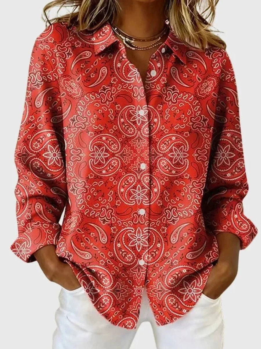 Hester - Premium Paisley Blouse
