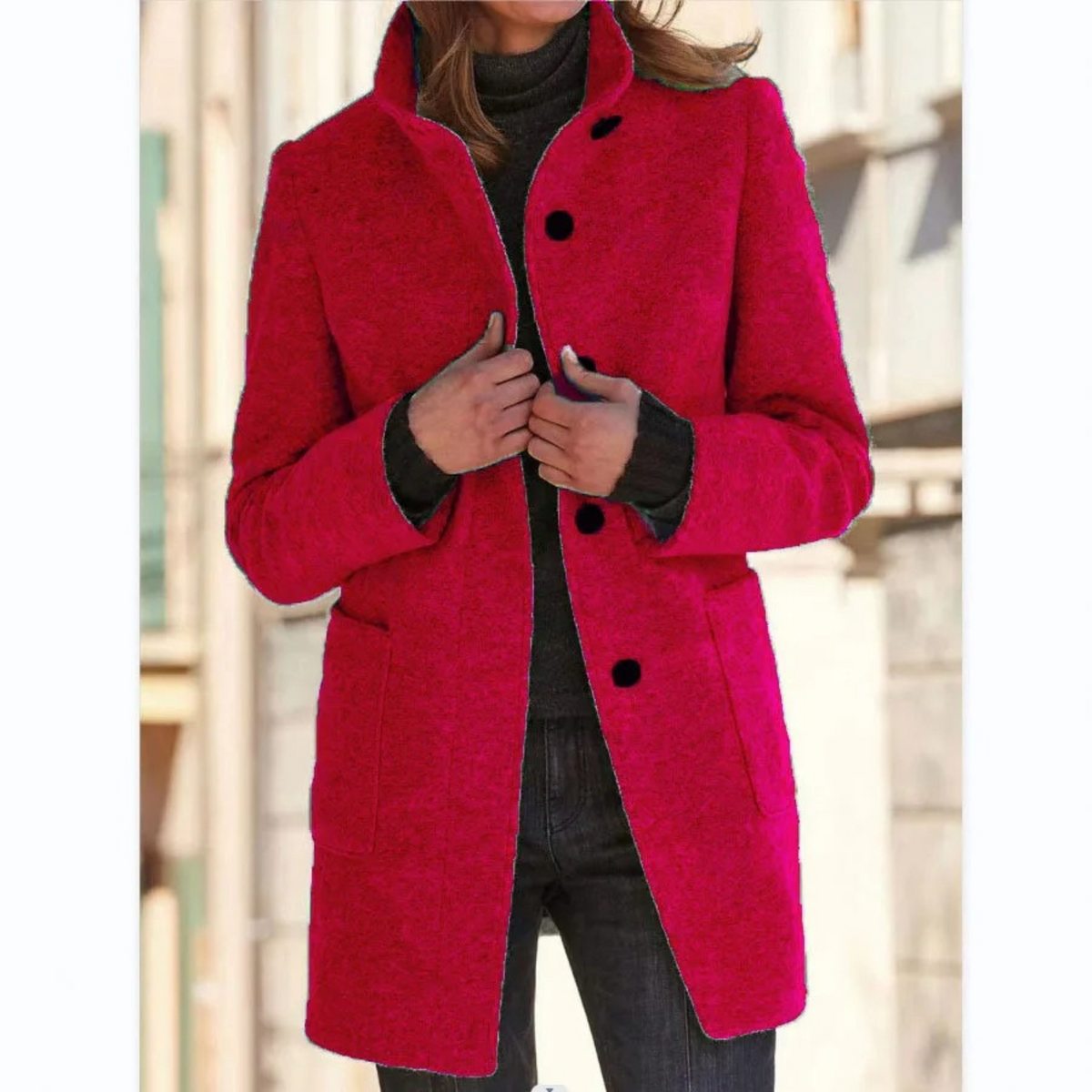 Lotte Damesjas Winter | Wolmix, Tijdloos en Flatterend