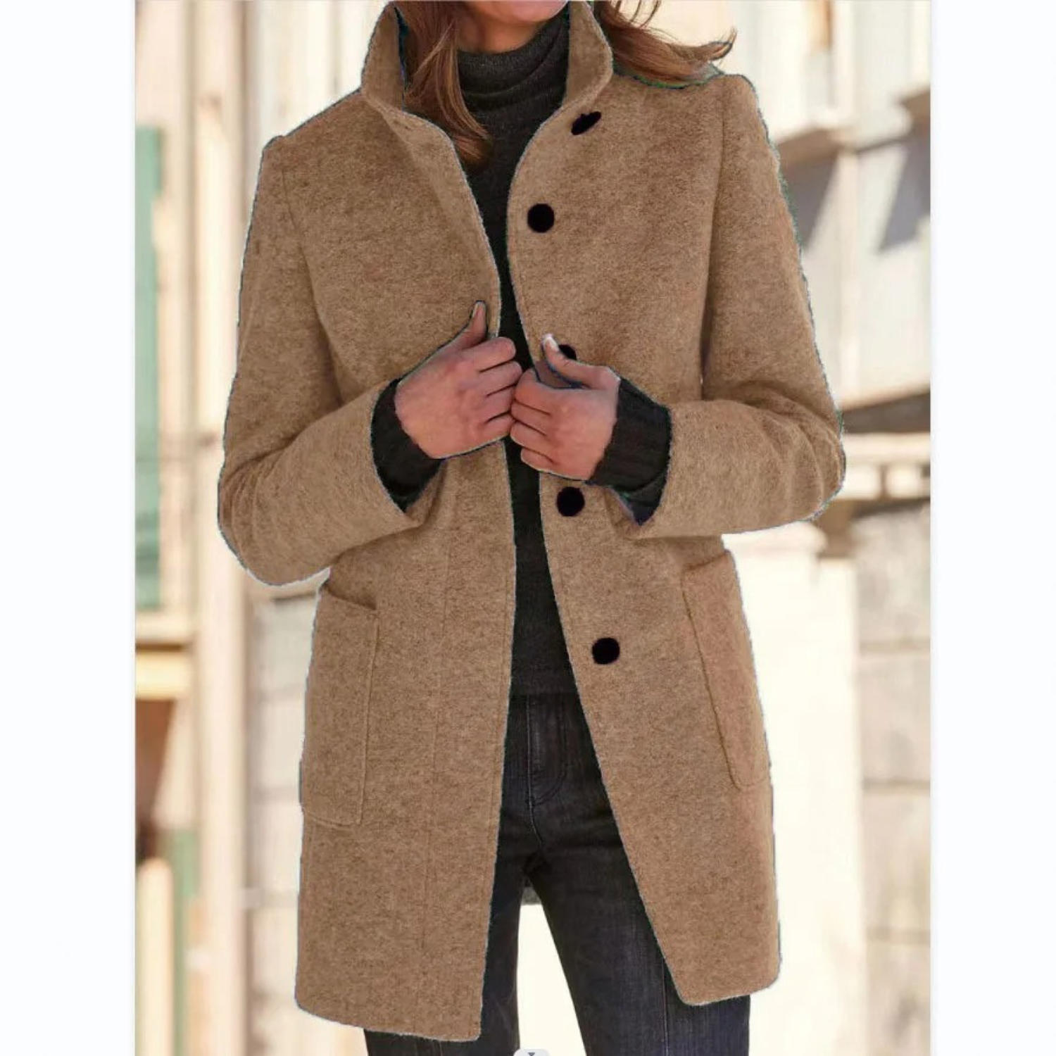 Lotte Damesjas Winter | Wolmix, Tijdloos en Flatterend