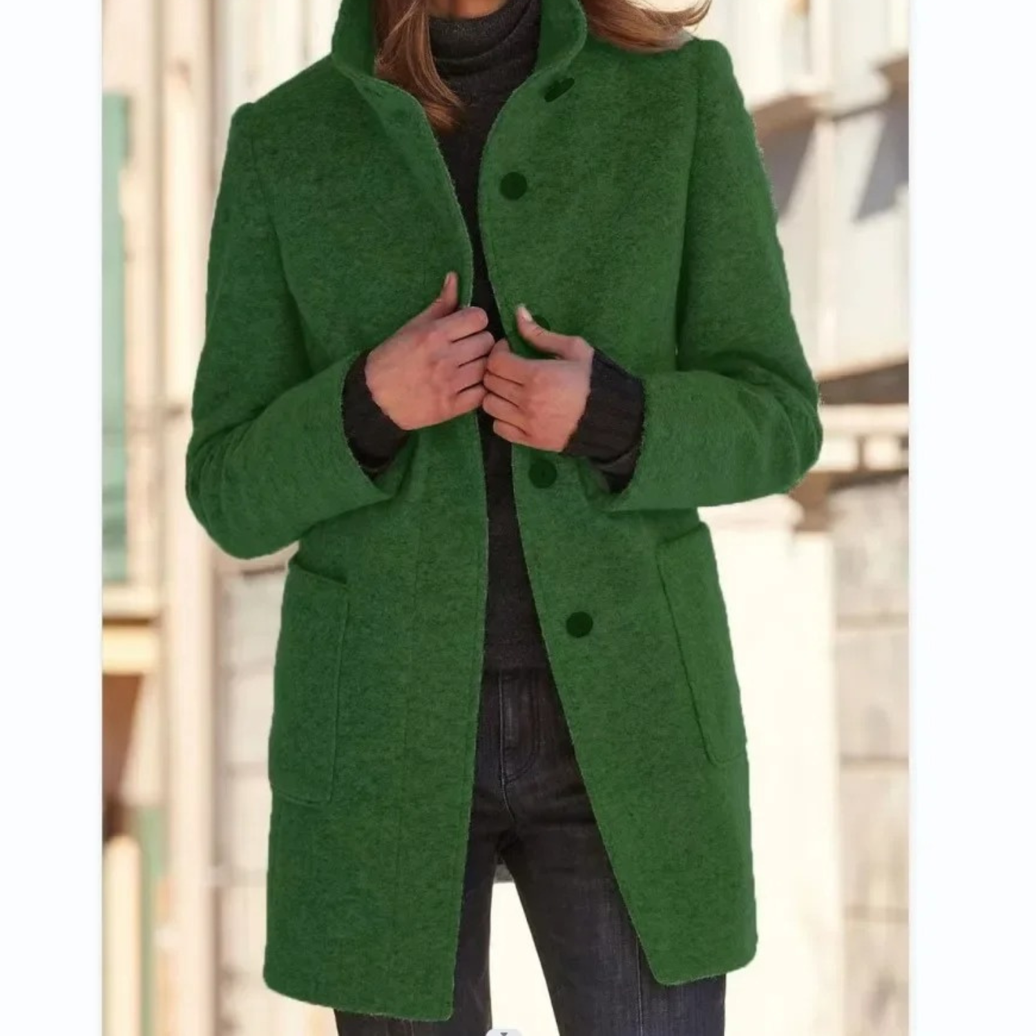 Lotte Damesjas Winter | Wolmix, Tijdloos en Flatterend