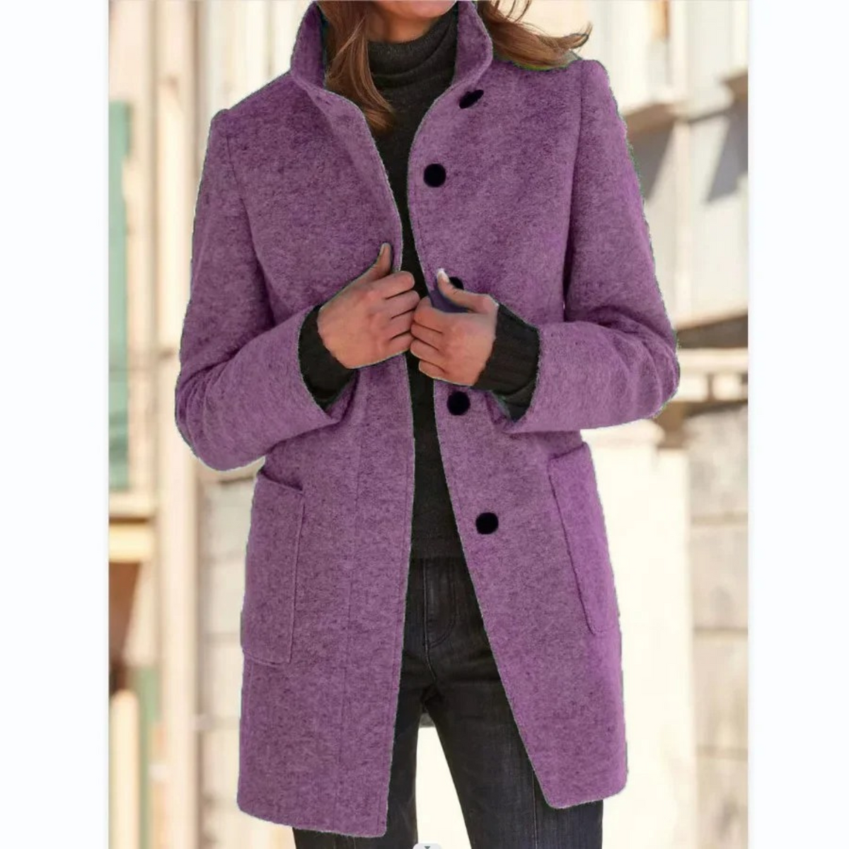 Lotte Damesjas Winter | Wolmix, Tijdloos en Flatterend