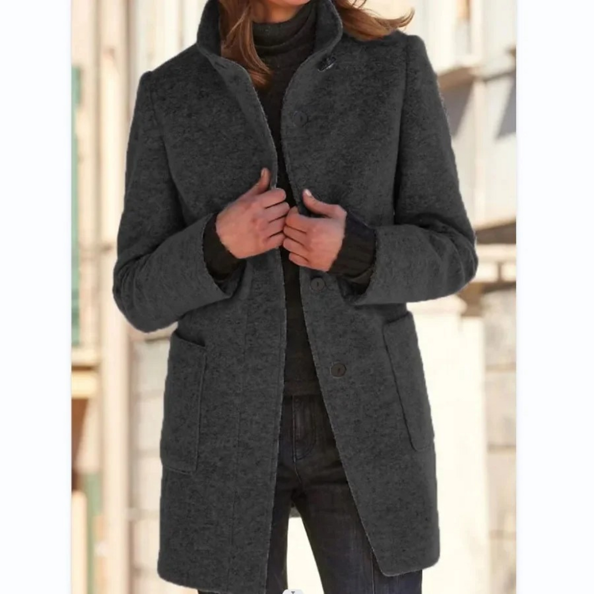 Lotte Damesjas Winter | Wolmix, Tijdloos en Flatterend