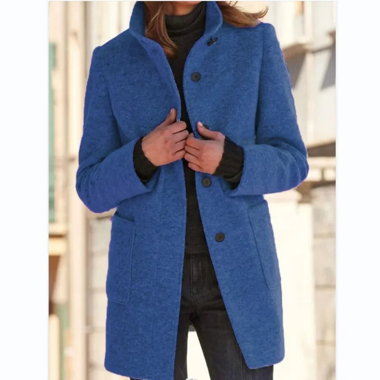 Lotte Damesjas Winter | Wolmix, Tijdloos en Flatterend