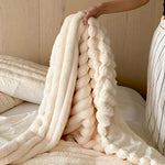 Luxe Pluche Deken | Dubbel-laagse fleece deken voor ultiem comfort in elk seizoen