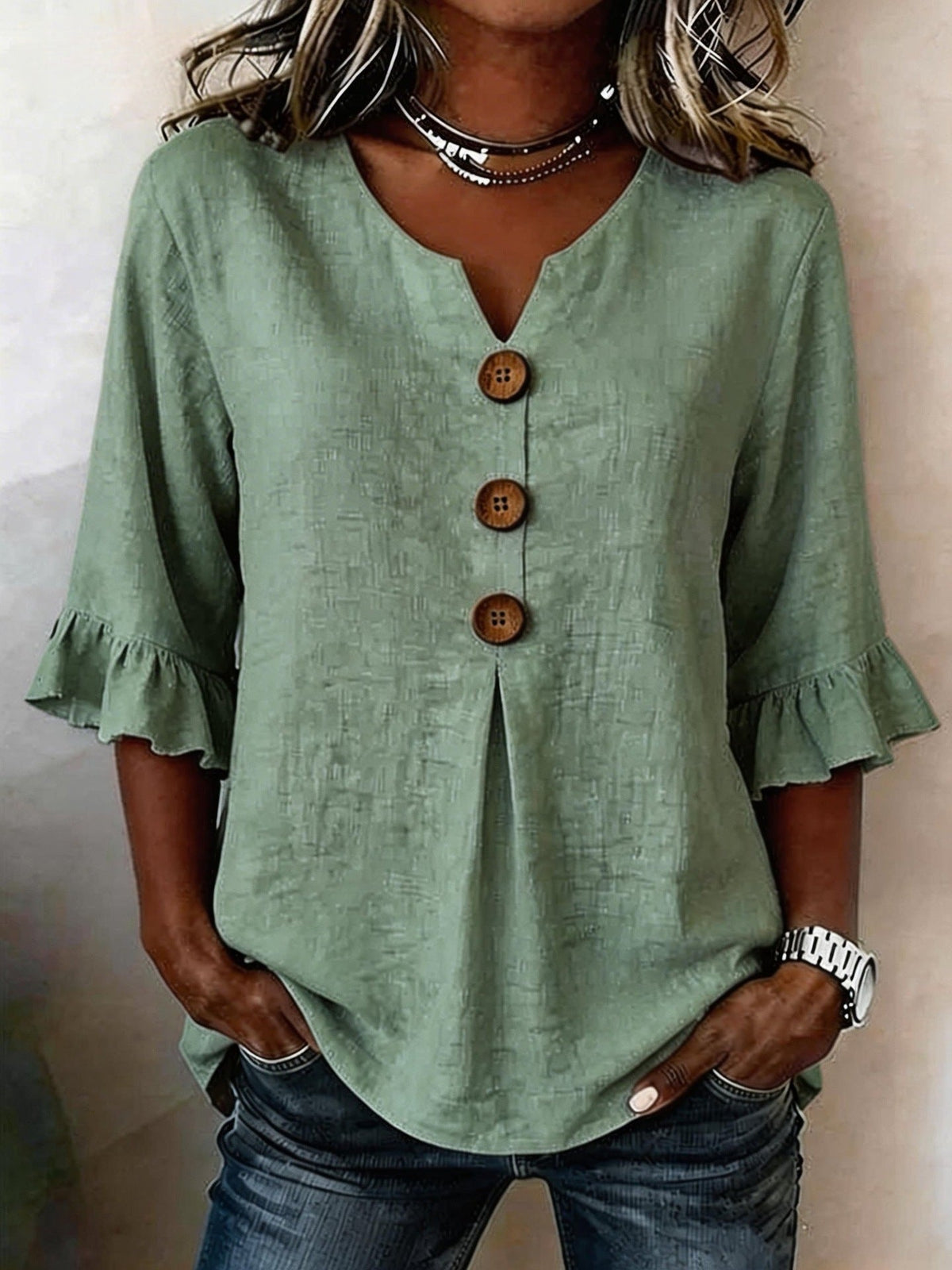 De Noortje Elegance Blouse | Romantische blouse met ruffles voor vrouwen