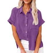 Dames Oversized Blouse – Geschikt voor Lente en Zomer, Casual Gebruik