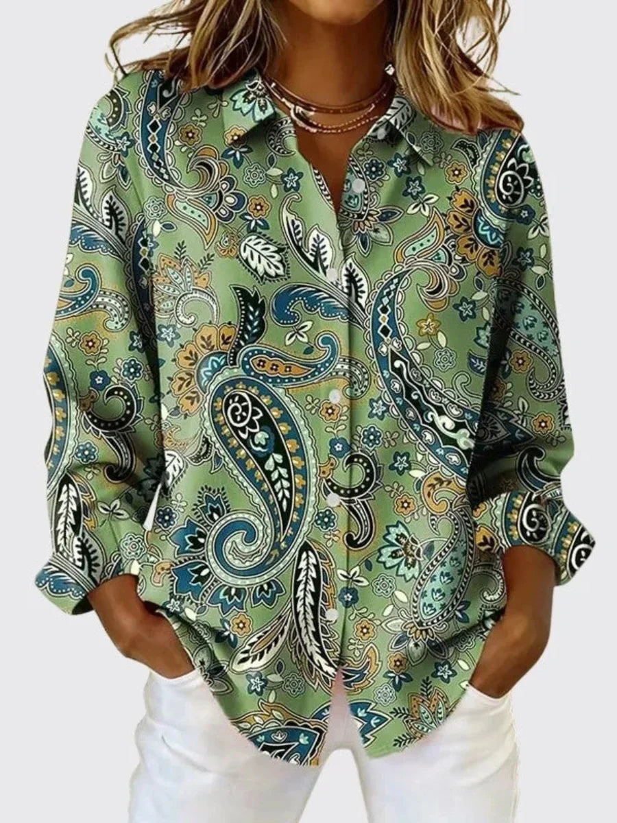Hester - Premium Paisley Blouse