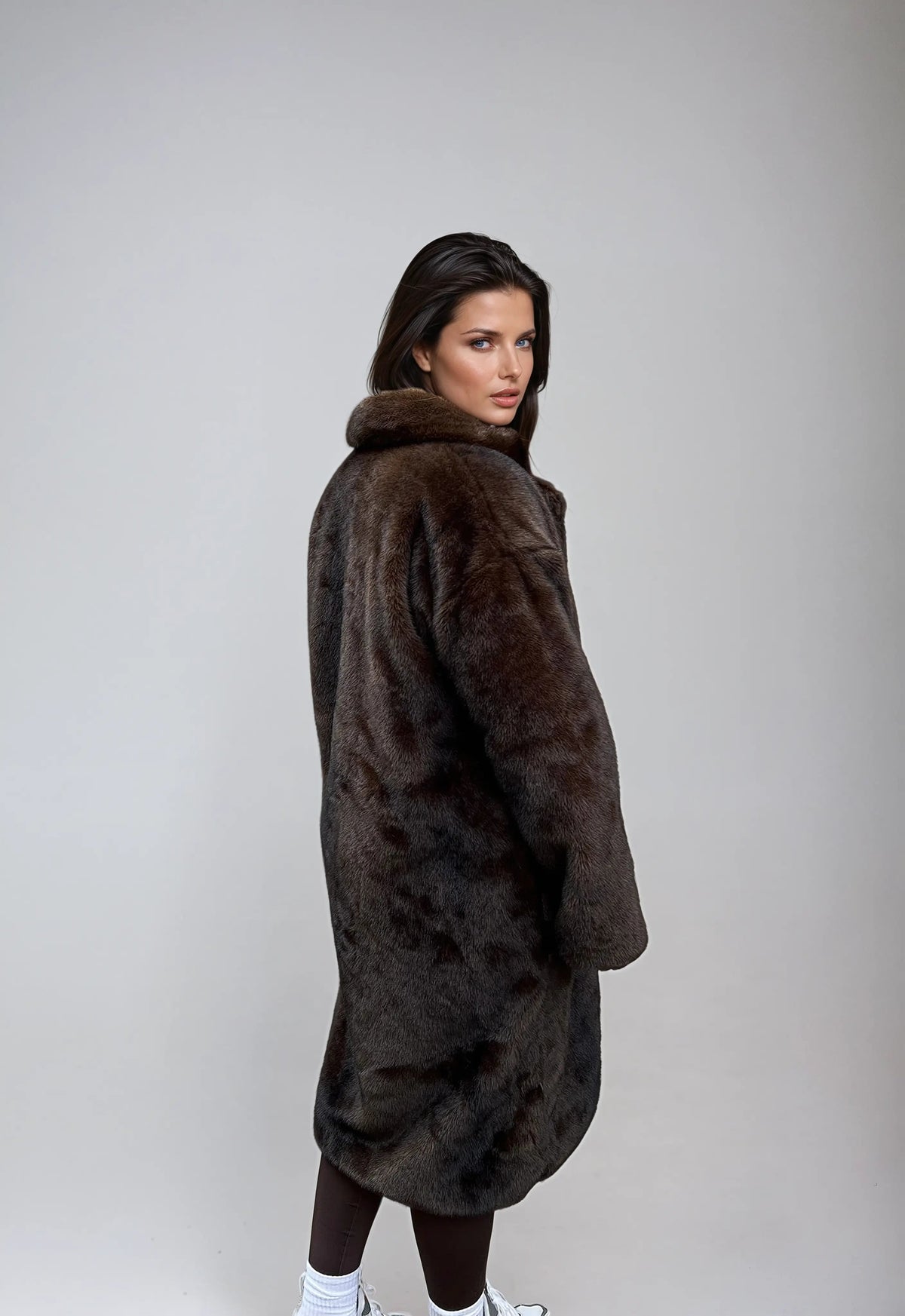 Dames Kunstbont Winterjas – Faux Fur, met Zachte Voering, Warme Jas voor Winter en Dagelijks Gebruik