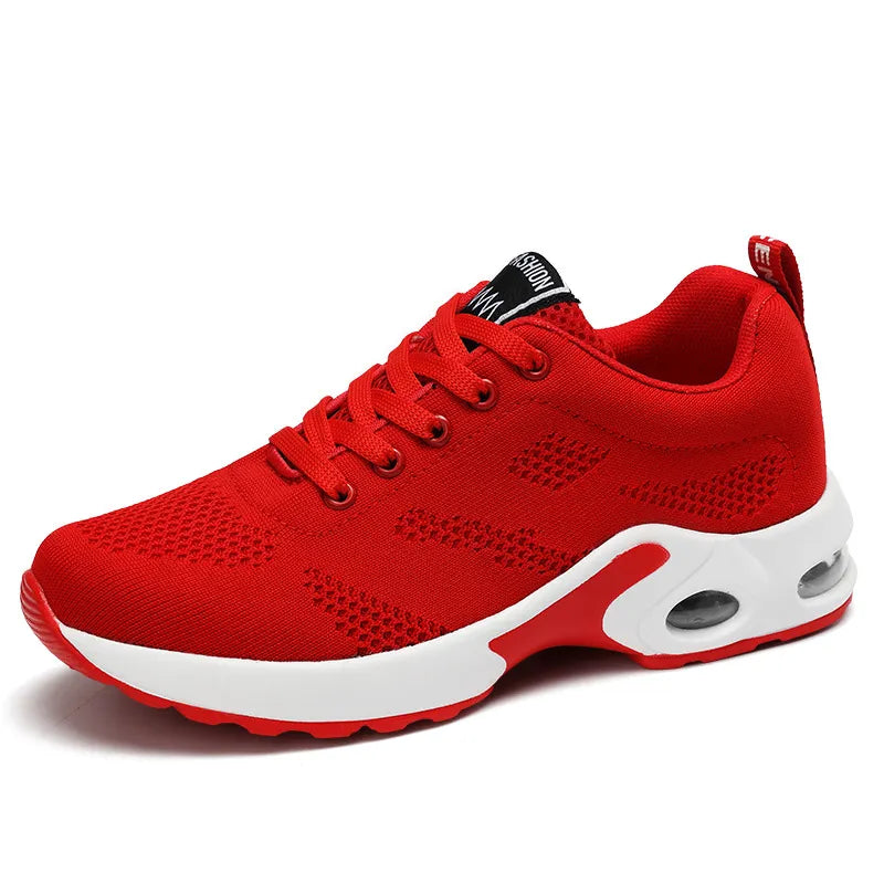 Dames Wandel- en Werkschoenen – Lichtgewicht Sneakers met Orthopedische Zool & Air Cushion
