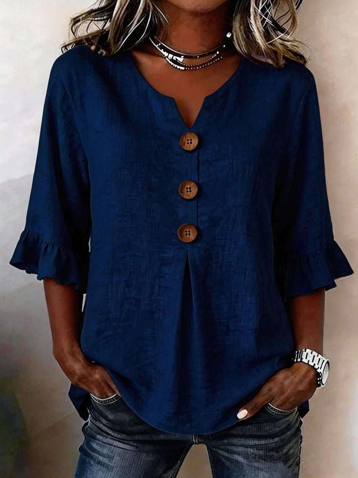 De Noortje Elegance Blouse | Romantische blouse met ruffles voor vrouwen