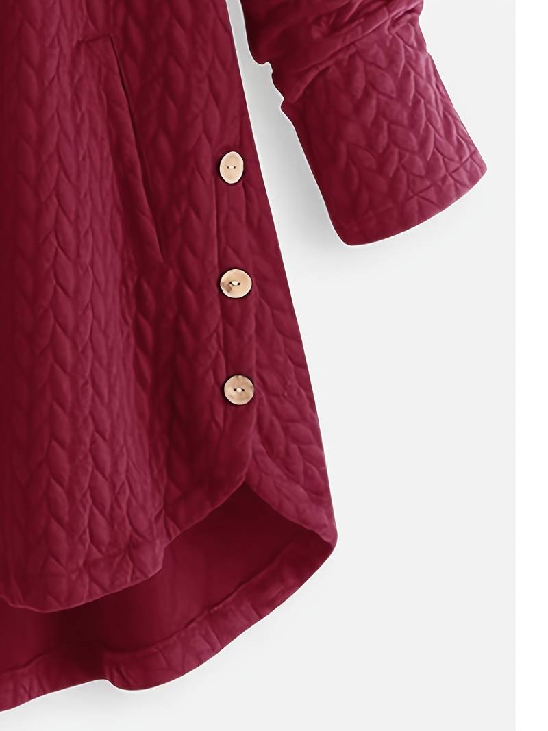 Dames Warme Wintermantel – Comfortabel, Waterafstotend, Casual voor Koud Weer