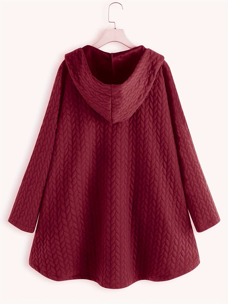 Dames Warme Wintermantel – Comfortabel, Waterafstotend, Casual voor Koud Weer