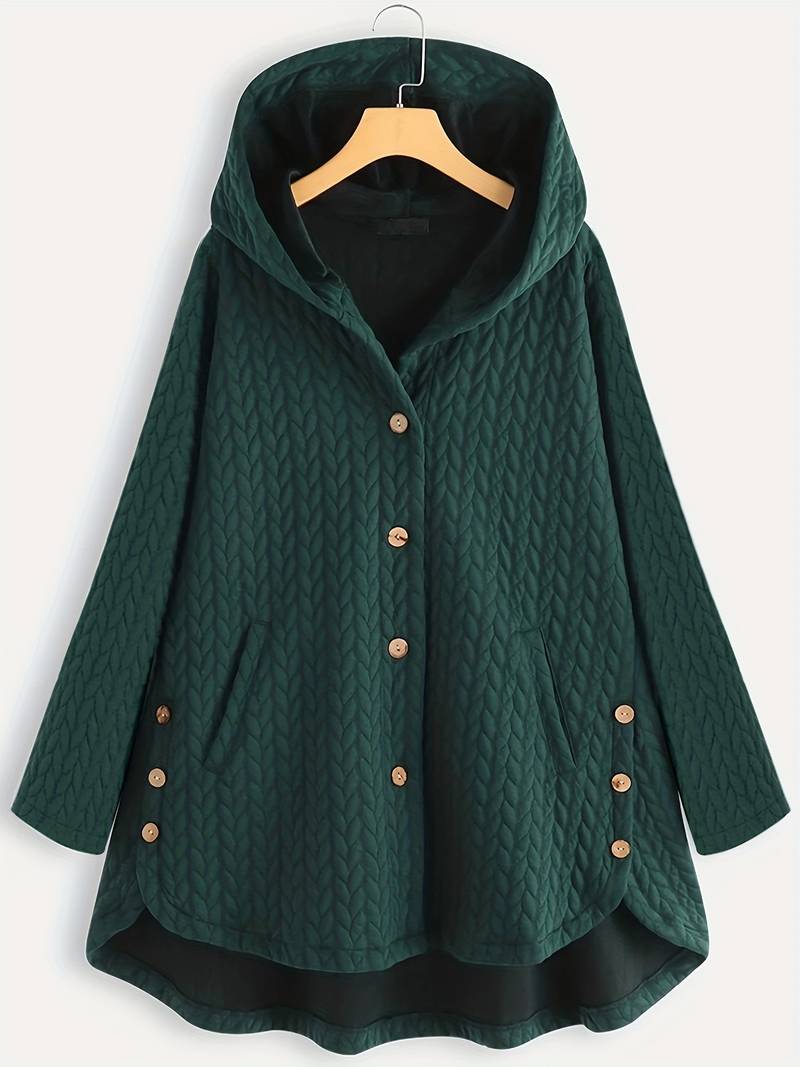 Dames Warme Wintermantel – Comfortabel, Waterafstotend, Casual voor Koud Weer