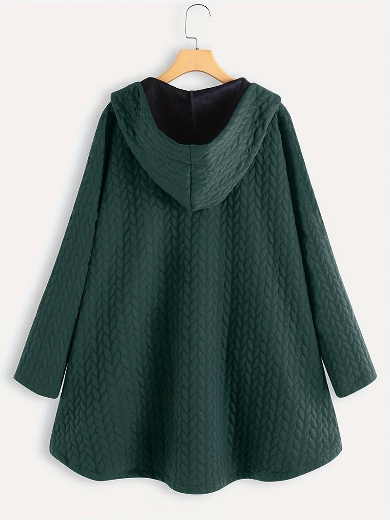 Dames Warme Wintermantel – Comfortabel, Waterafstotend, Casual voor Koud Weer