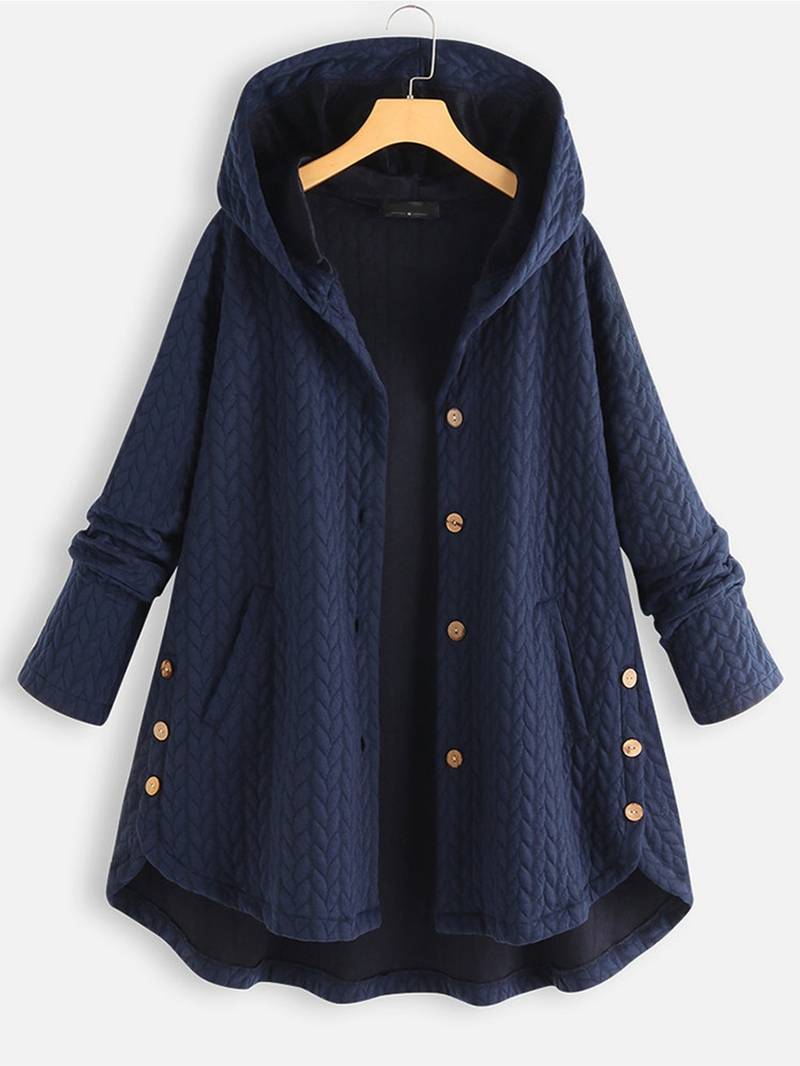Dames Warme Wintermantel – Comfortabel, Waterafstotend, Casual voor Koud Weer
