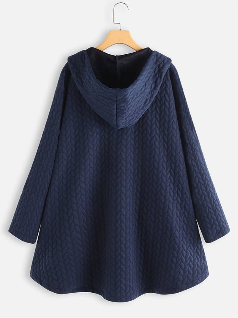 Dames Warme Wintermantel – Comfortabel, Waterafstotend, Casual voor Koud Weer