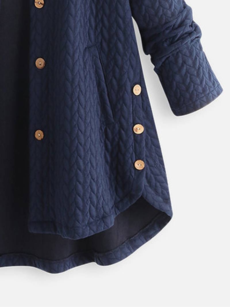 Dames Warme Wintermantel – Comfortabel, Waterafstotend, Casual voor Koud Weer