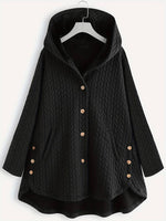 Dames Warme Wintermantel – Comfortabel, Waterafstotend, Casual voor Koud Weer