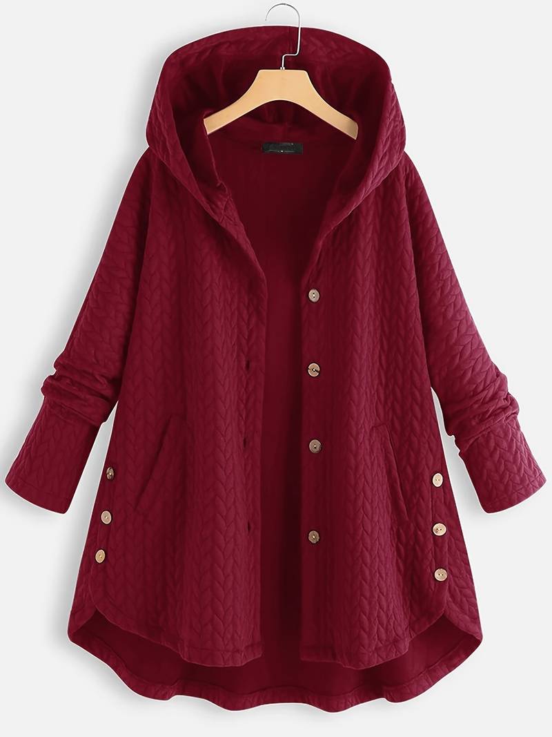 Dames Warme Wintermantel – Comfortabel, Waterafstotend, Casual voor Koud Weer