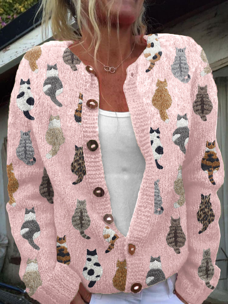 Mariska | De Kattenprint Cardigan