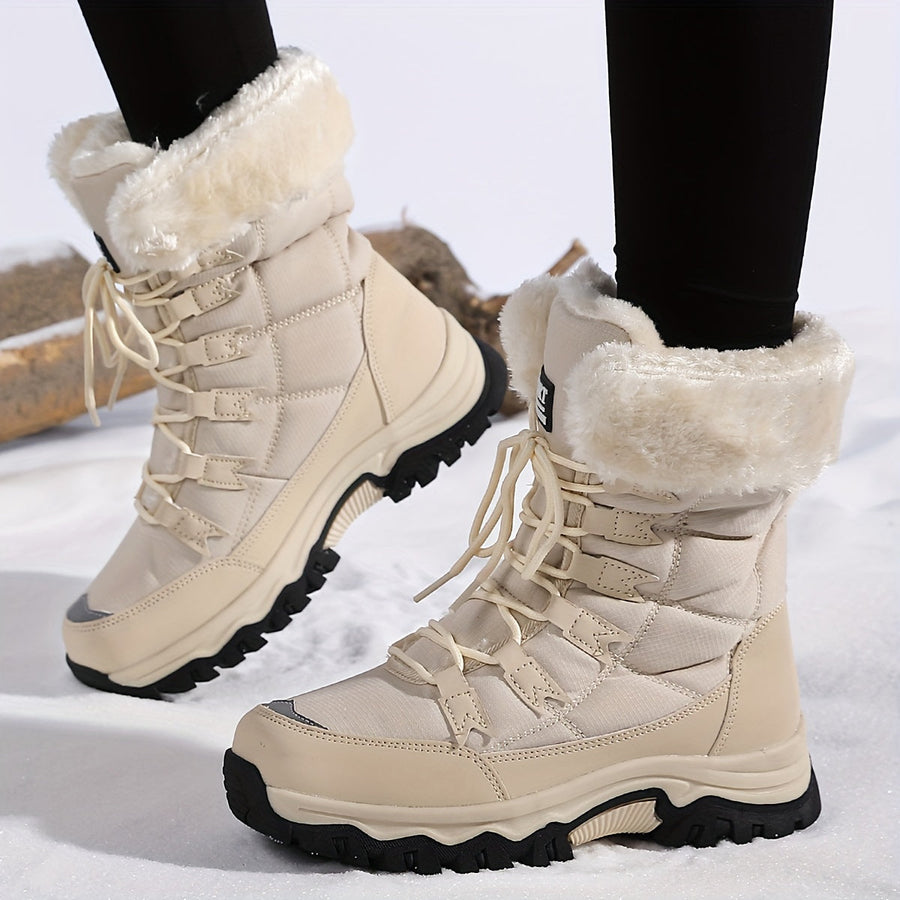 Dames Waterdichte Winterlaarzen – Warm, Casual voor Koude Dagen