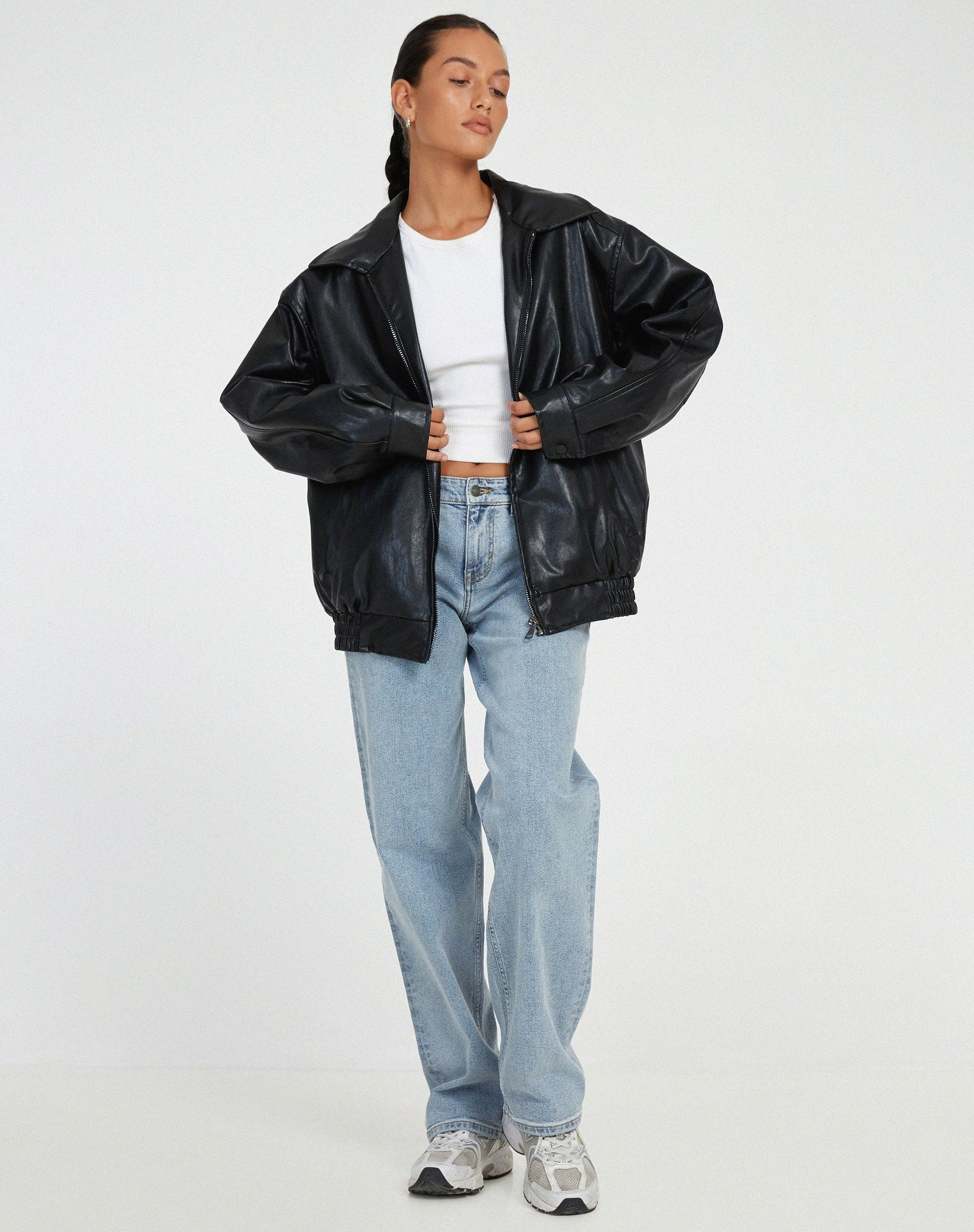 Dames Oversized Jas – Met Rits, Geschikt voor Lente en Herfst