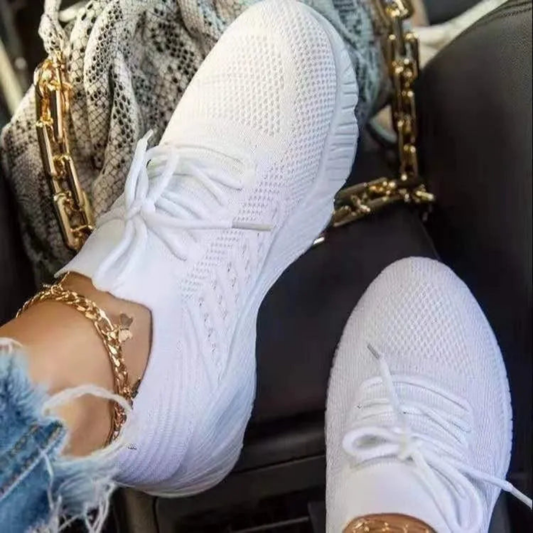 Truus - Alle Seizoenen Mesh Vetersneakers