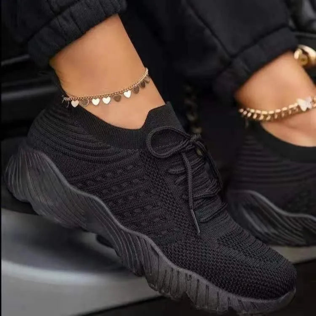 Truus - Alle Seizoenen Mesh Vetersneakers