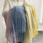 Silvy Pastel Sjaal | Dames Sjaal met Warme Zachte Stof en Elegante Pasteltinten