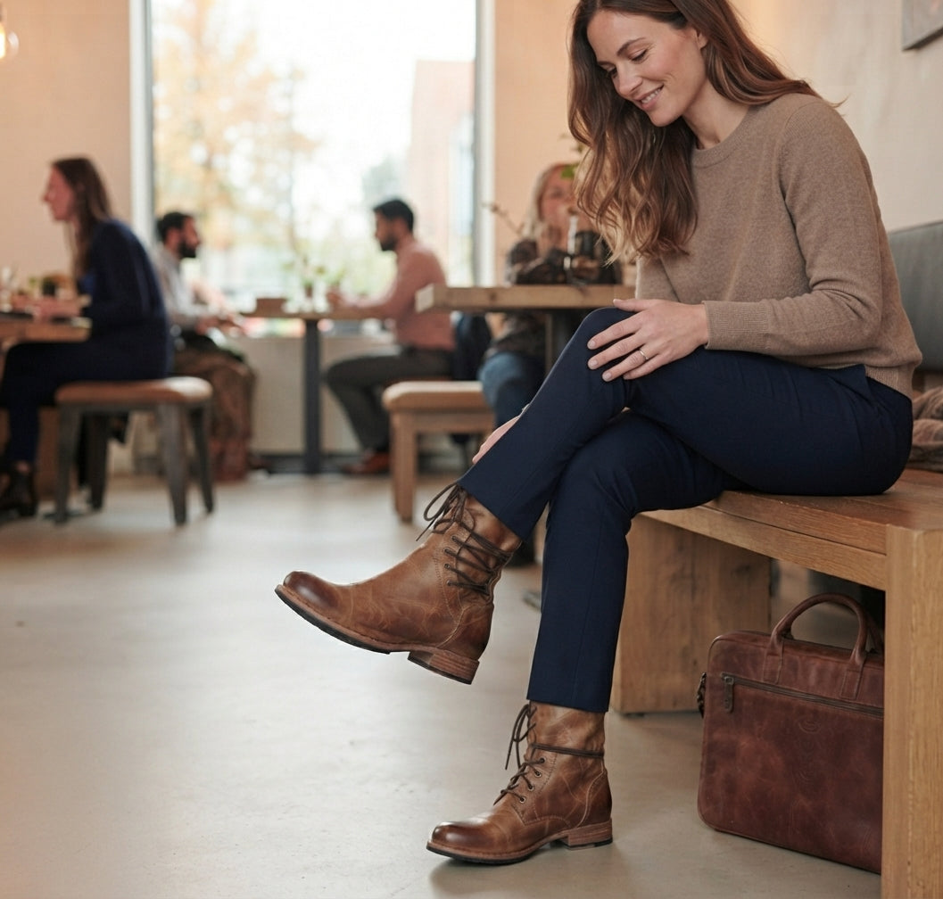 Terra Rossa |  Retro polarlaarzen voor vrouwen