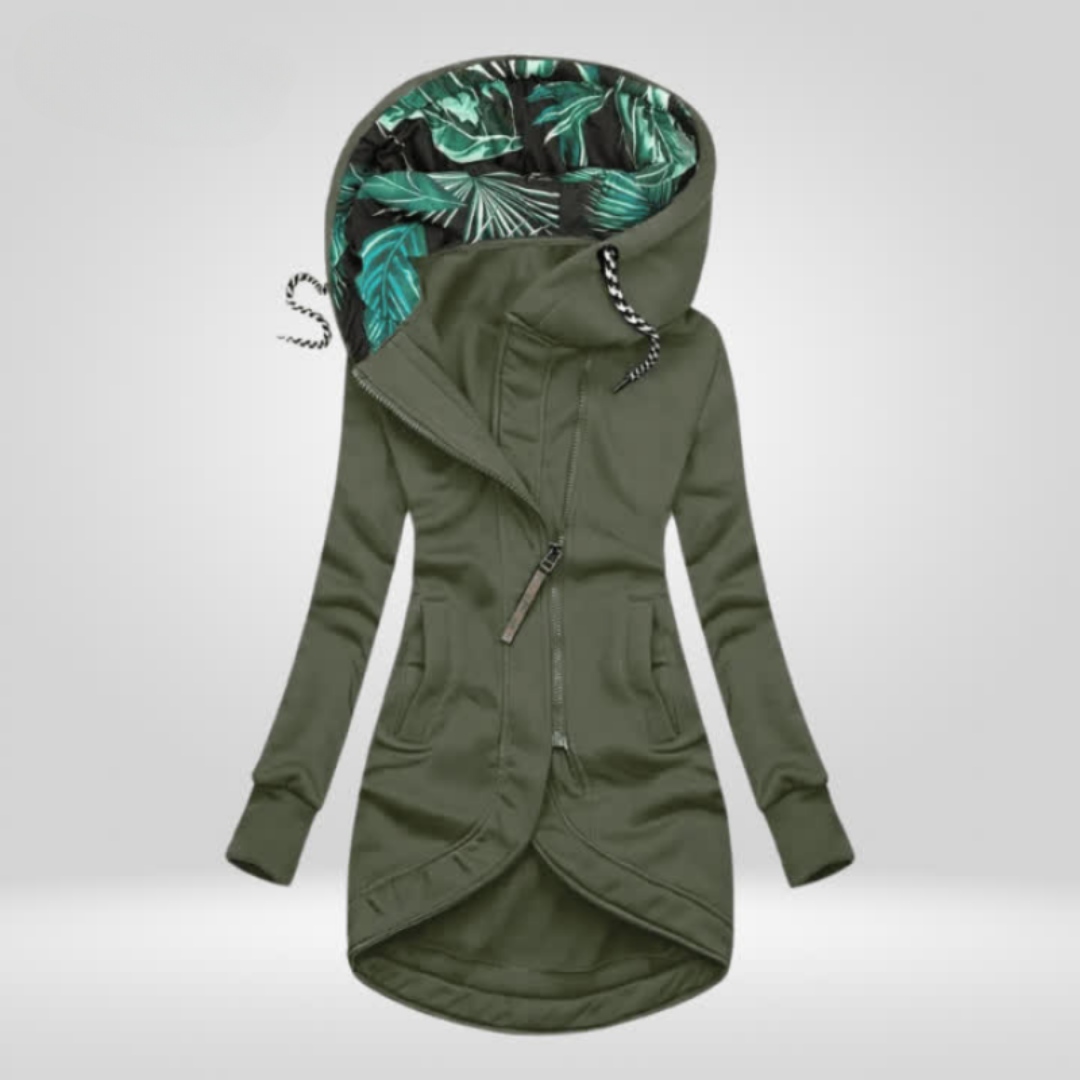 Dames Gewatteerde Winterjas – Waterdicht, Elegant Design voor Koude Dagen