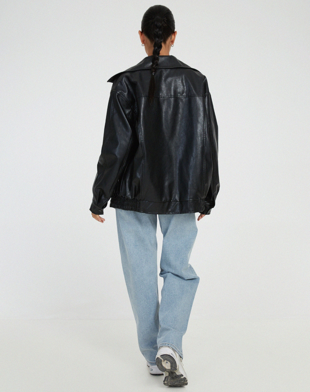 Dames Oversized Jas – Met Rits, Geschikt voor Lente en Herfst