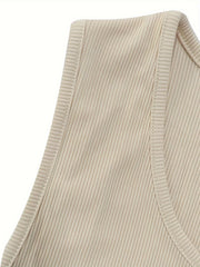 Dames Getailleerde Tanktop – Geschikt voor Lente en Zomer, Casual Gebruik