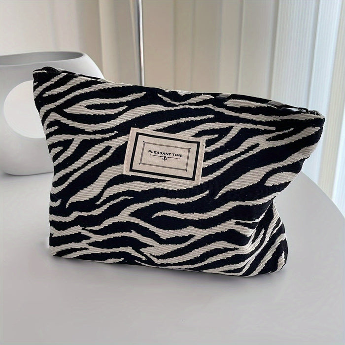 Toilettas met Zebraprint – Dames Clutch & Organizer