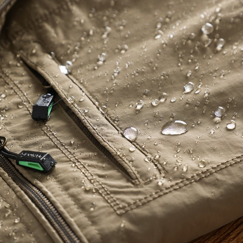 Heren Windjack met Capuchon - Lichtgewicht Zomerjas Full-Zip