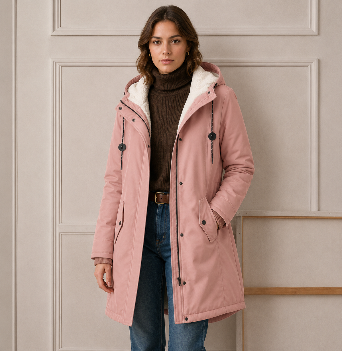 Annie - Gewatteerde Winterjas Met Capuchon