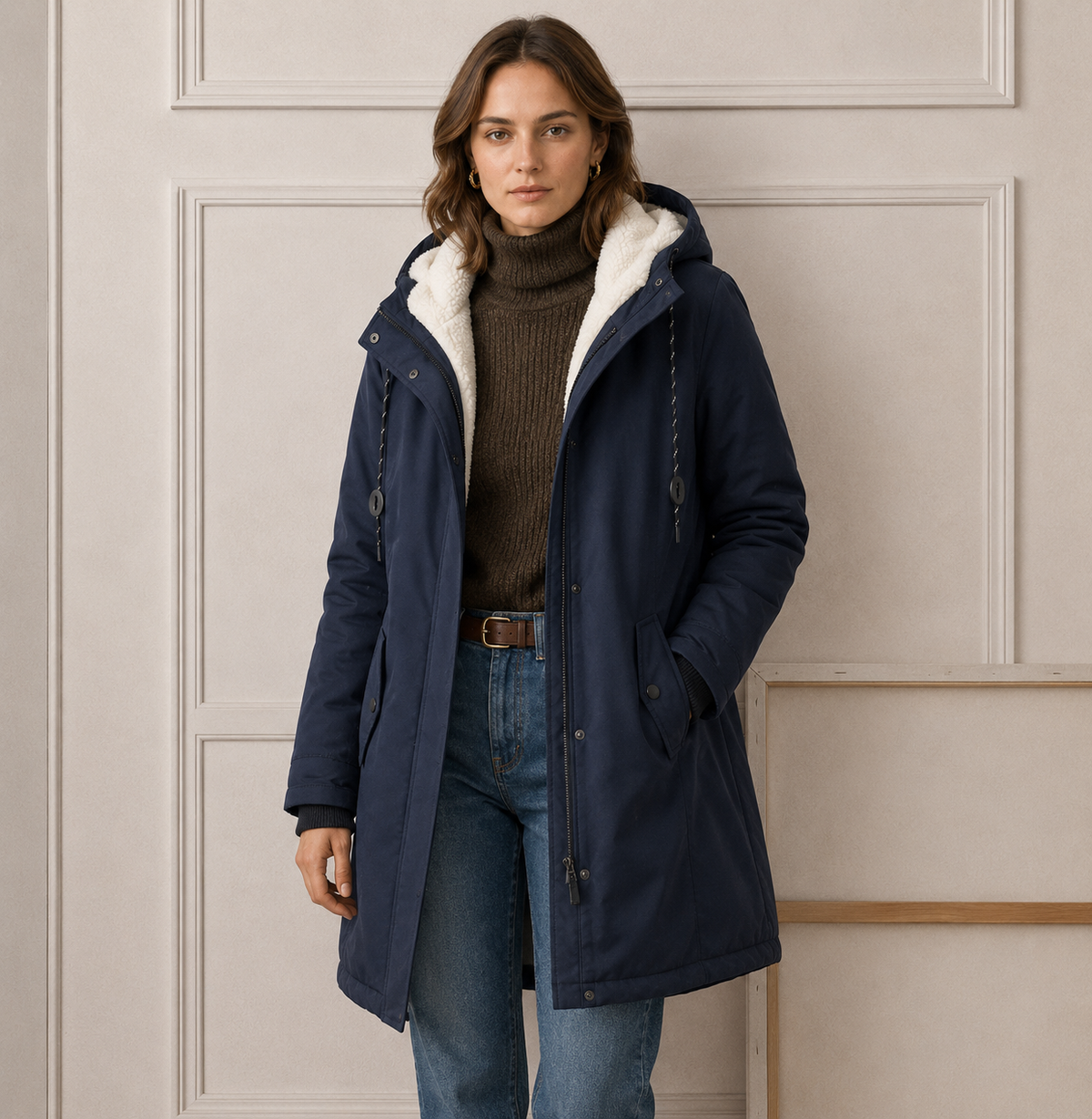 Annie - Gewatteerde Winterjas Met Capuchon