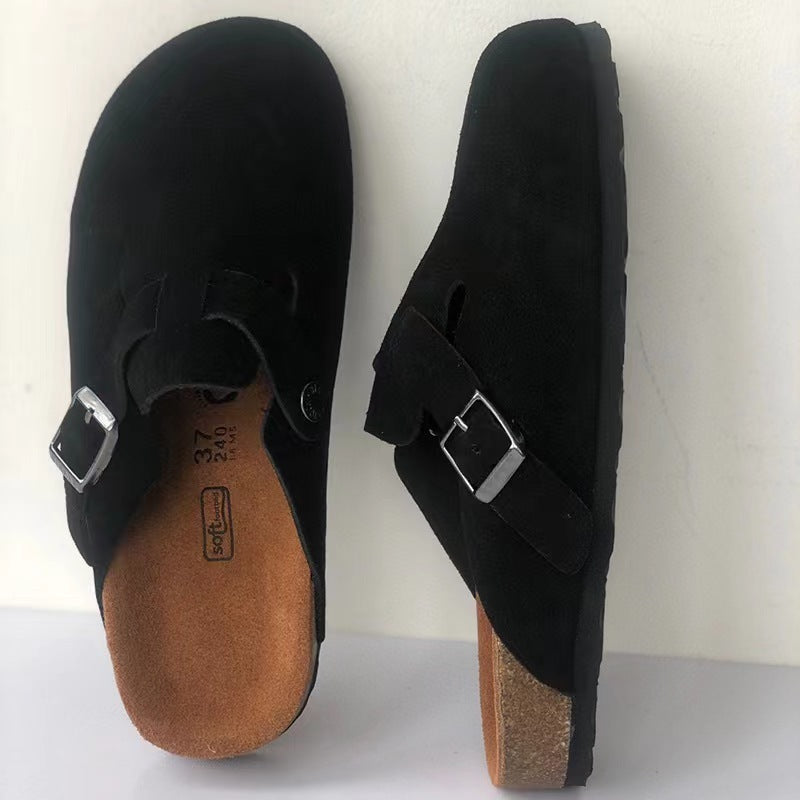 Heren Clogs met Verstelbare Gesp en Ergonomisch Voetbed