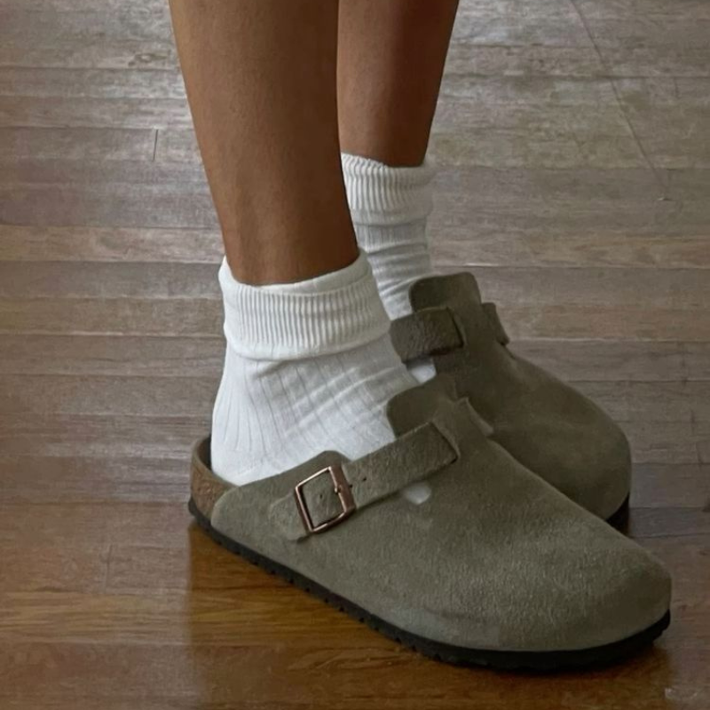 Heren Clogs met Verstelbare Gesp en Ergonomisch Voetbed