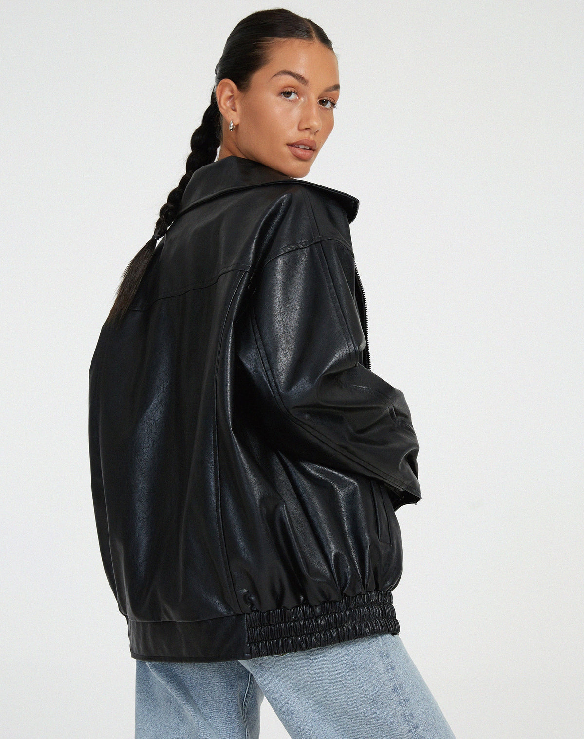 Dames Oversized Jas – Met Rits, Geschikt voor Lente en Herfst