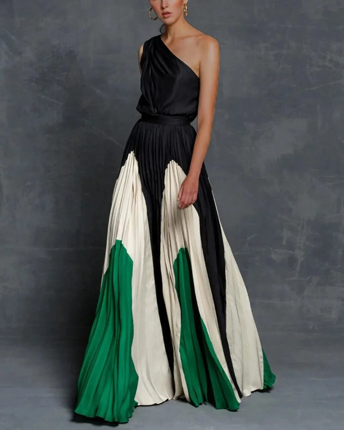 Melany | Elegante Maxi Strapless Jurk met Blote  Schouder