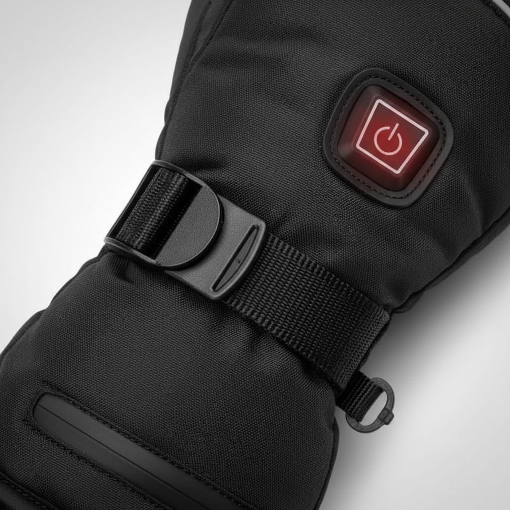 Dames Waterdichte Elektrisch Verwarmde Handschoenen – Zwart, Perfect voor Koude Weersomstandigheden en Buitenactiviteiten