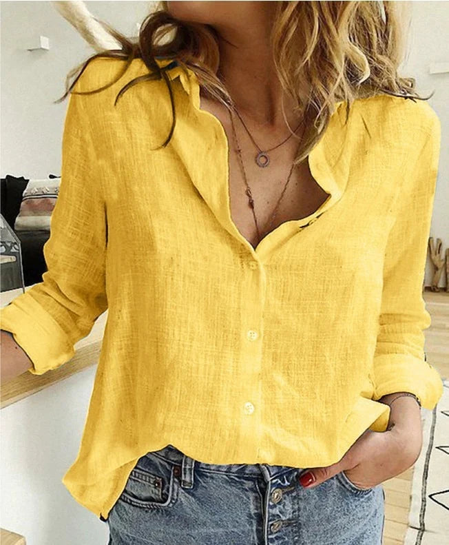 Chloë Casual Blouse | Een Stoere & Luchtige Damesblouse