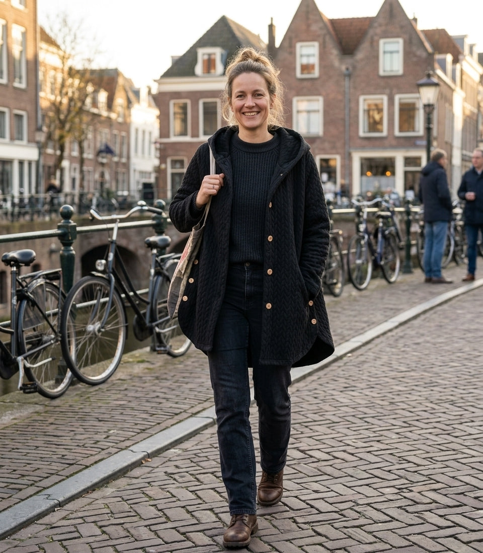 Sascha winterjas – Comfortabel, Waterafstotend, Casual voor Koud Weer