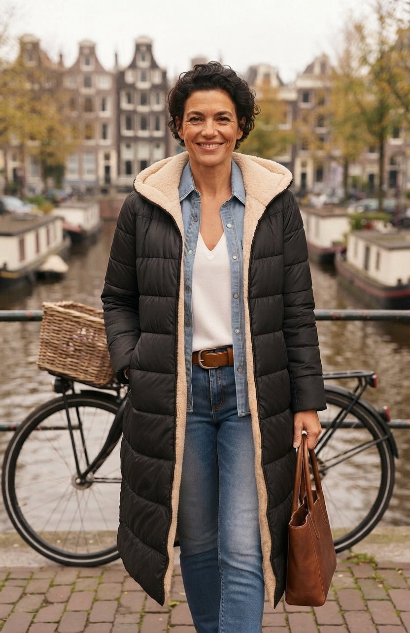 Noëlle | Lange winterjas met hoogwaardige isolatie en elegante snit