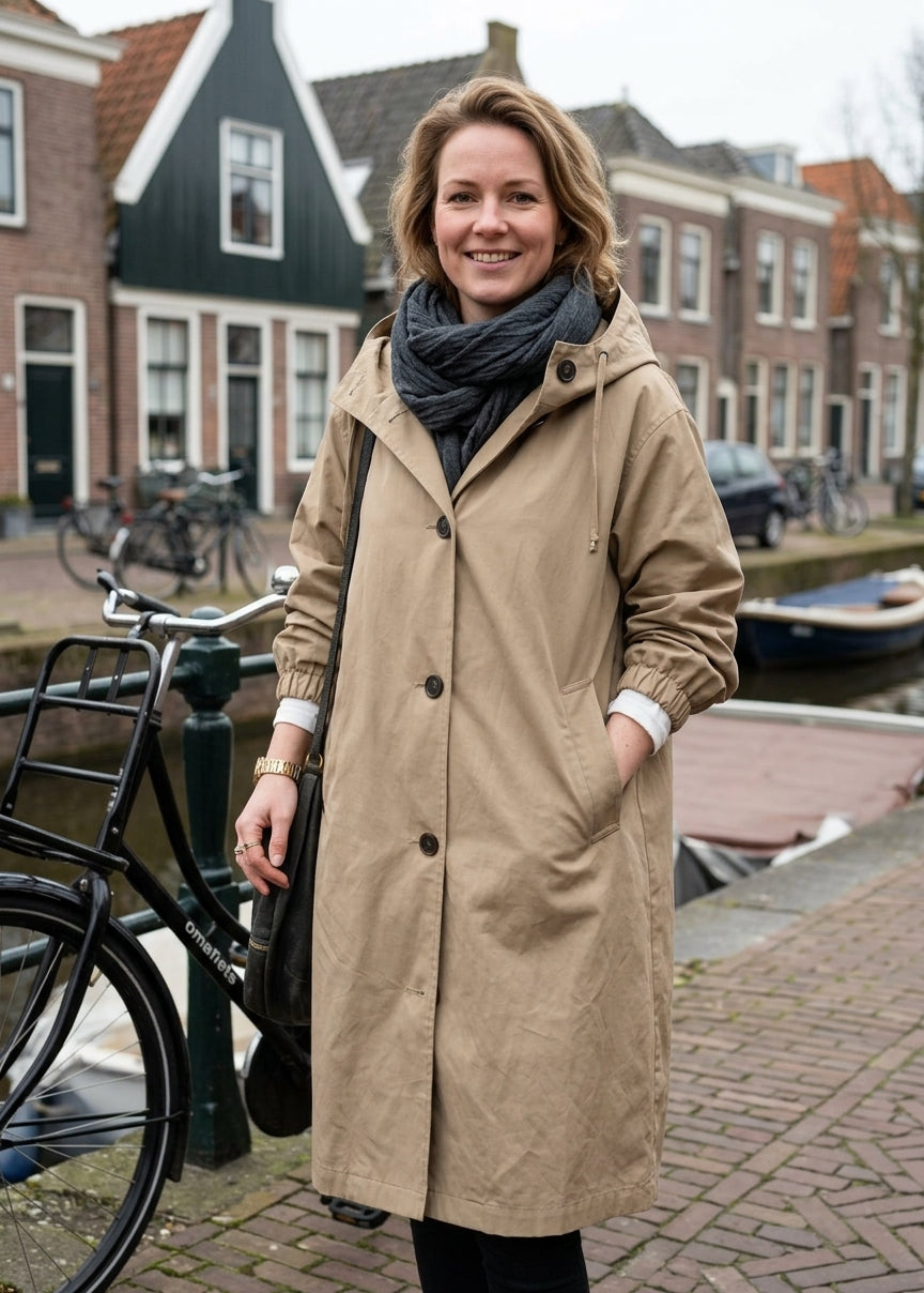 Claudia - Dames Oversized & Waterafstotend Windjack