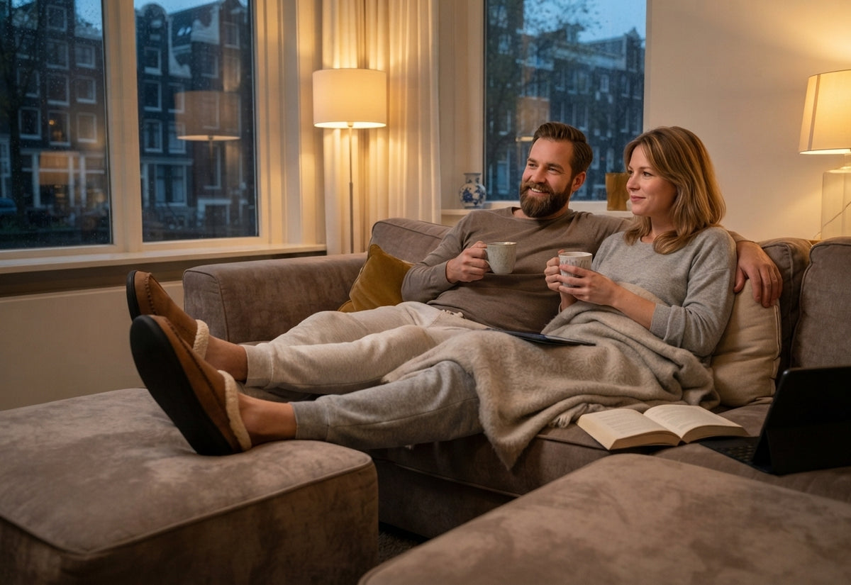 Robin - Ultracomfortabele Suède Instapsloffen