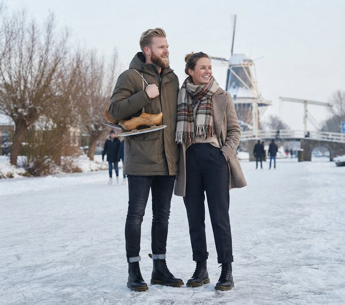 Robin - Unisex Enkellaarzen van Kunstleer