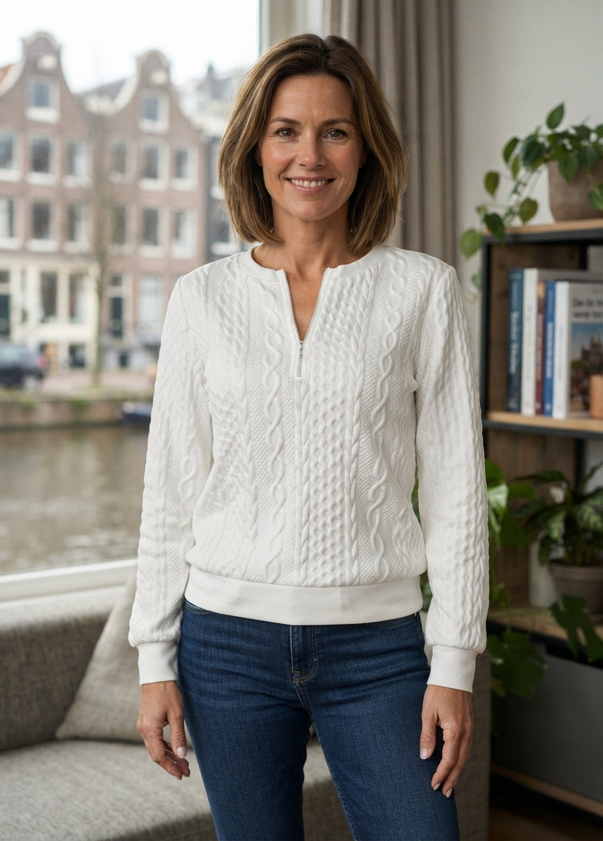 Laila  | Gebreide trui met tijdloze elegantie