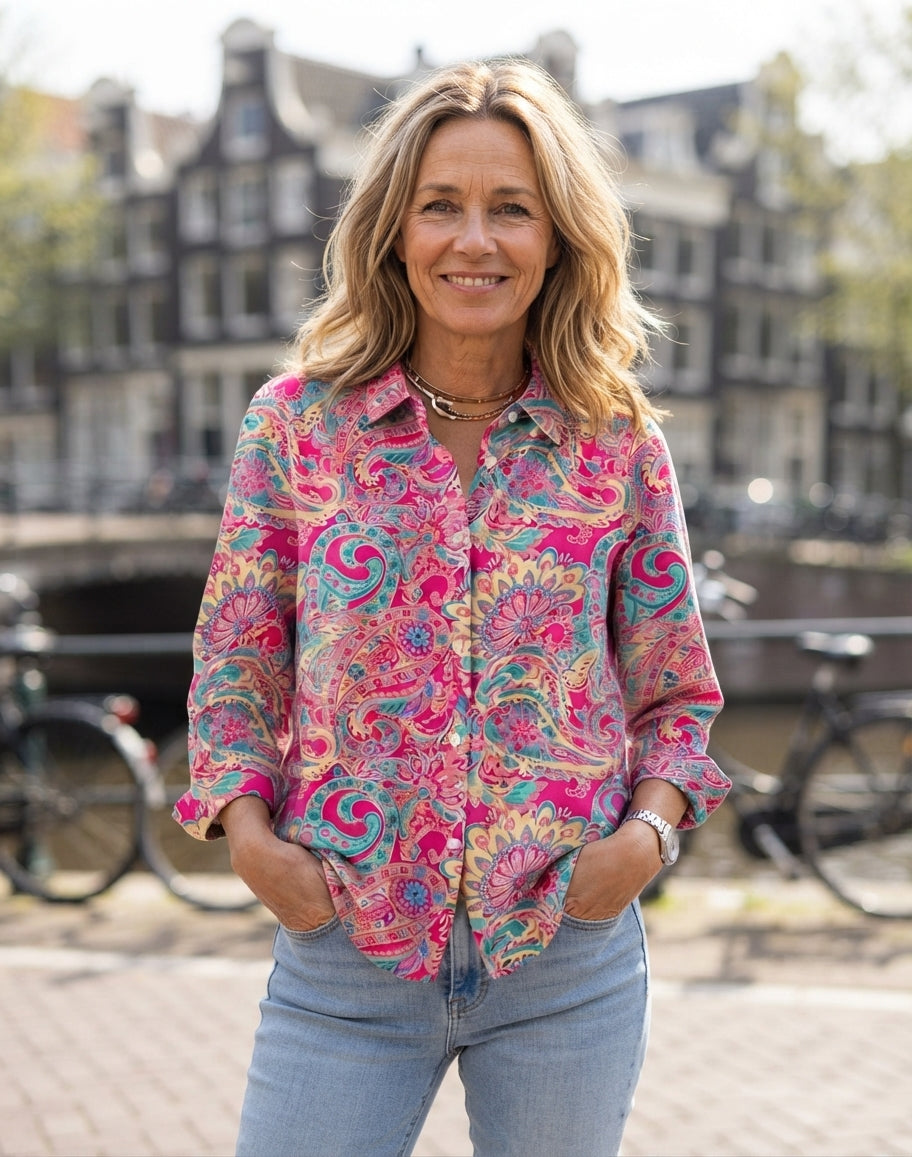 Hester - Premium Paisley Blouse